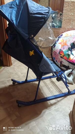 Коляска санки