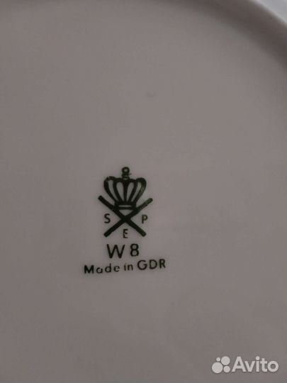 Тарелка.фарфор германия73год