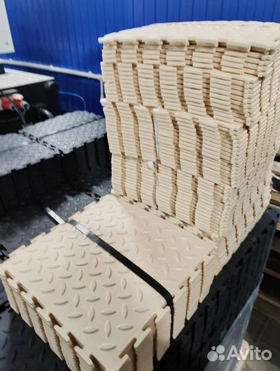 Модульная плитка пвх в фитнес зал