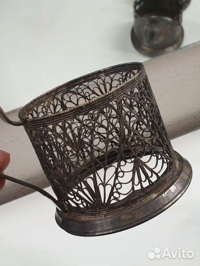 Подстаканники СССР скань