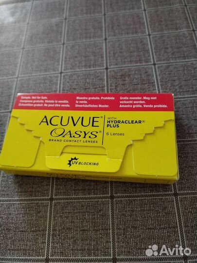 Линзы acuvue oasys-4.25