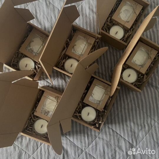 Подарочный набор / соевые свечи