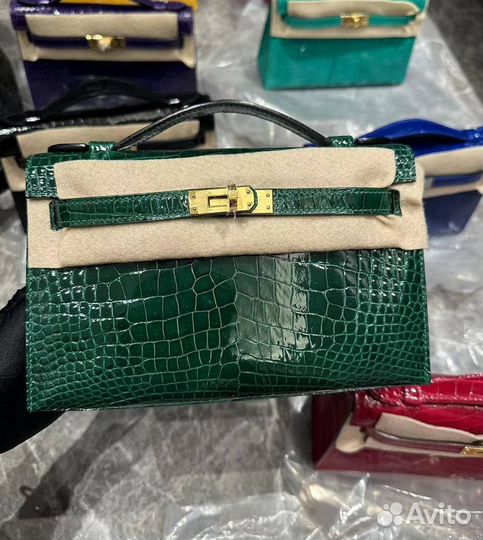 Сумка Hermes Kelly Pochette Croco