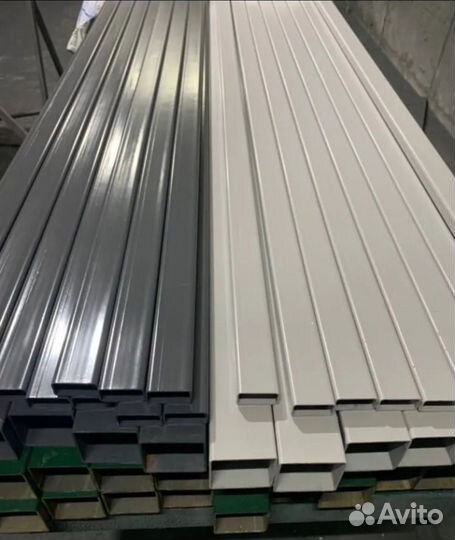 Столбы для забора металлические, профлист, лаги