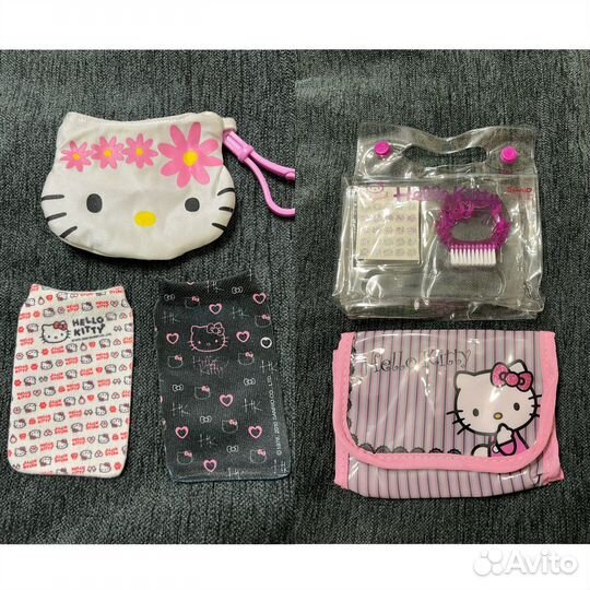 Hello Kitty мерч, журналы, альбом для наклеек