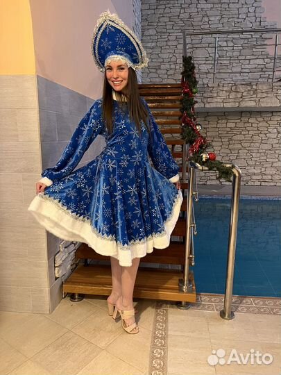 Костюм снегурочки взрослый