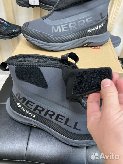 Ботинки зимние merrell без шнуровки (41-46)