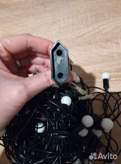 Гирлянда светодиодная 7 метров, шары 20 мм