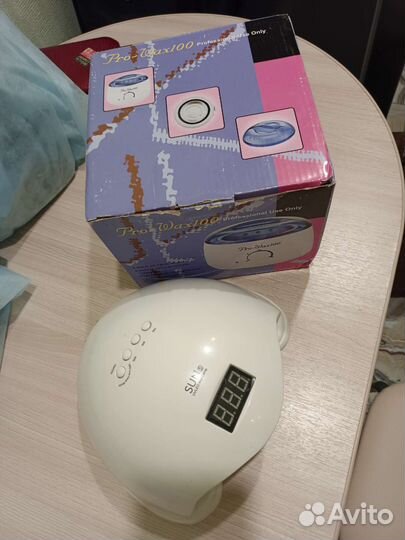 Лампа для ногтей, воскоплав