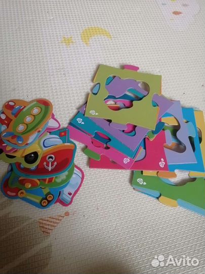 Пазлы для малышей, maxi пазлы