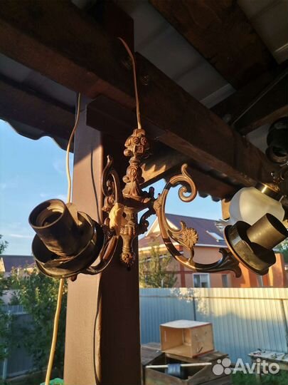 Люстра потолочная подвесная бу
