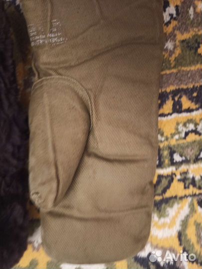 Рукавицы меховые, военные, новые