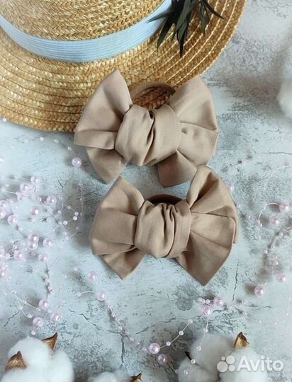 Банты на резинках 2 шт новые