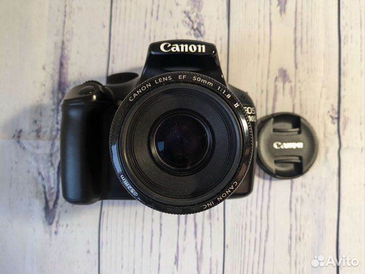 Фотоаппарат Canon 1100D + Canon EF50mm f/1.8 II