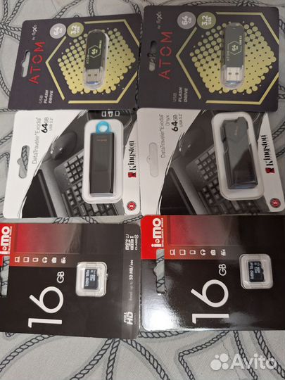 Flash USB 64gb microsd 16gb новые