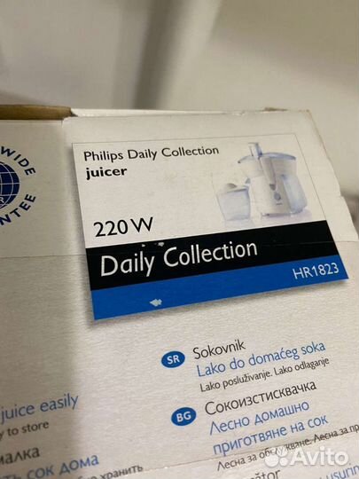 Соковыжималка philips hr 1823
