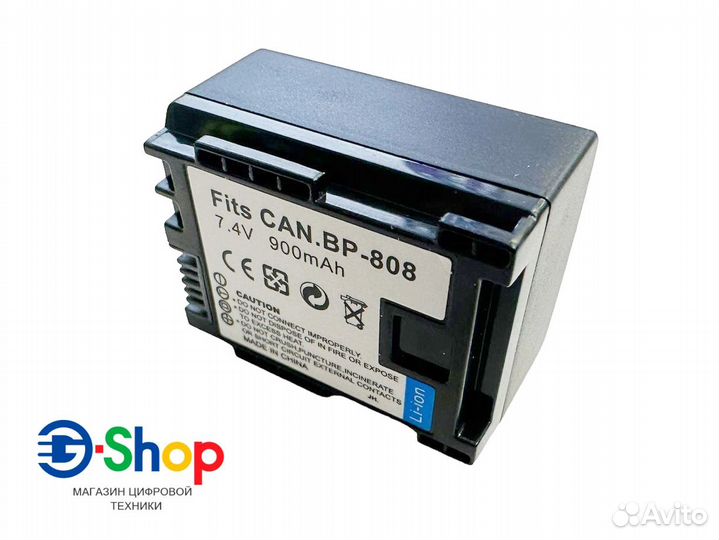 Аккумулятор на Canon BP-808 890mAh