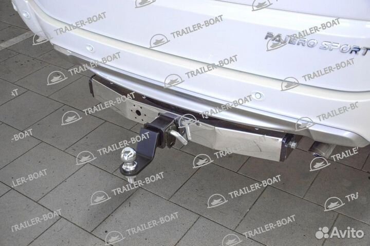 Фаркоп Mitsubishi Pajero Sport 2008-XX, под квадрат, 41273