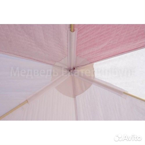 Палатка для рыбалки зимняя Медведь куб-4утеплённая