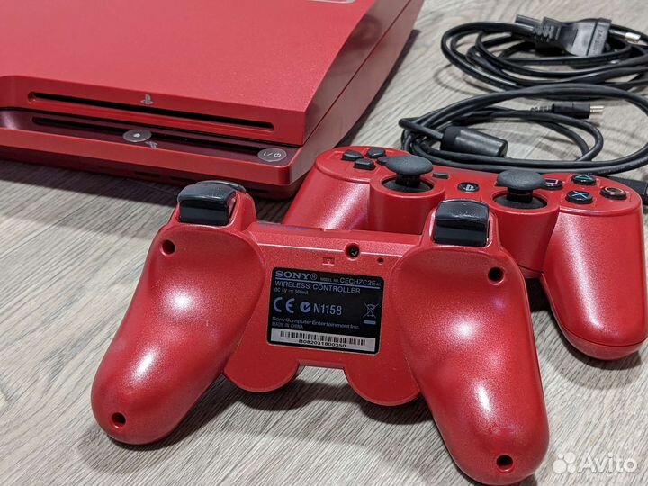 Sony playstation 3 slim + диски с играми