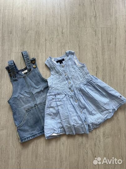 Пакет фирменных вещей на девочку 86 92 zara,next