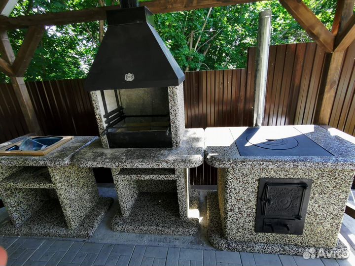 Модульные печи барбекю, гриль, мангал