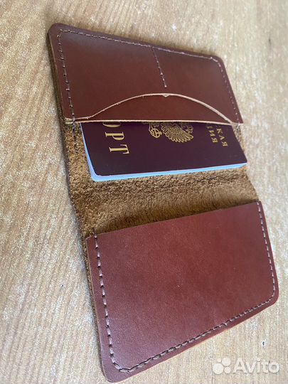 Обложка для паспорта натуральная кожа