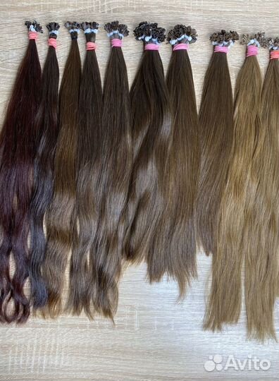 Славянские волосы на mini капсулах, 100шт