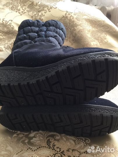 Сапоги женские зимние дутики 39