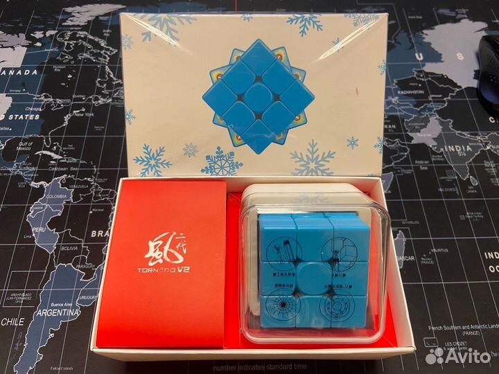 Кубик QiYi MoFangGe X-man 3x3x3 Tornado V2 M Winte