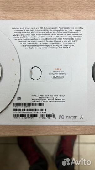 Apple Watch Ultra 49 мм Titanium Case