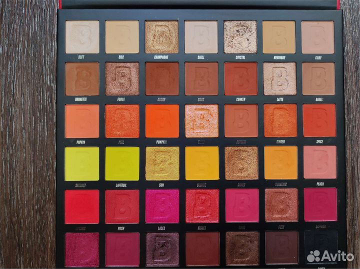 Палетки теней Beauty Bay