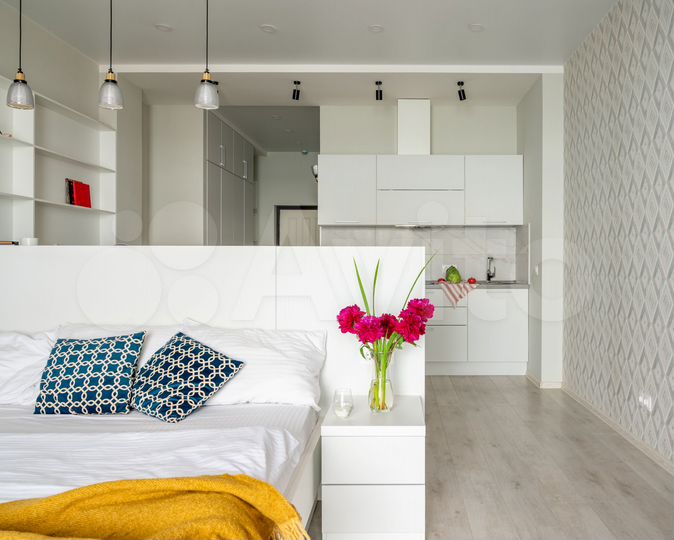 Квартира-студия, 42,7 м², 6/8 эт.