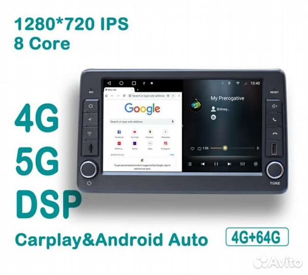 Штатная андроид магнитола на Renault Arkana/Duster