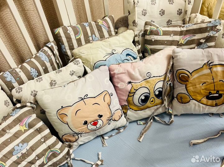 Подушки для детской кроватки