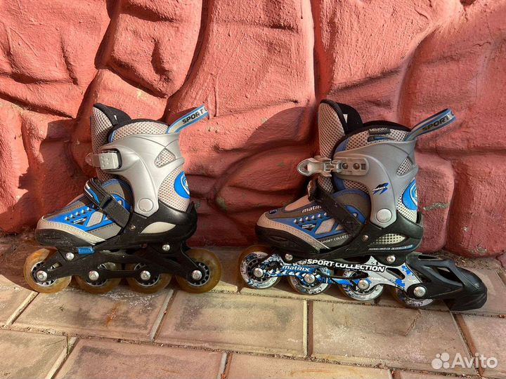 Роликовые коньки детские раздвижные