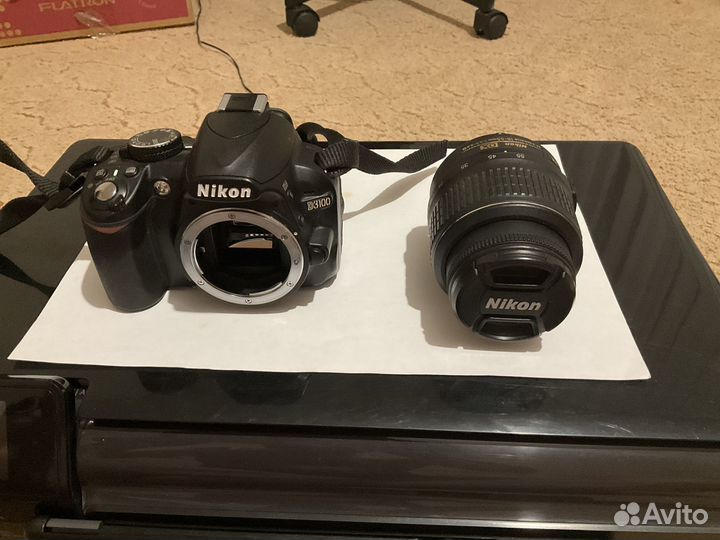 Зеркальный фотоаппарат Nikon D3100+VR KIT 18-55