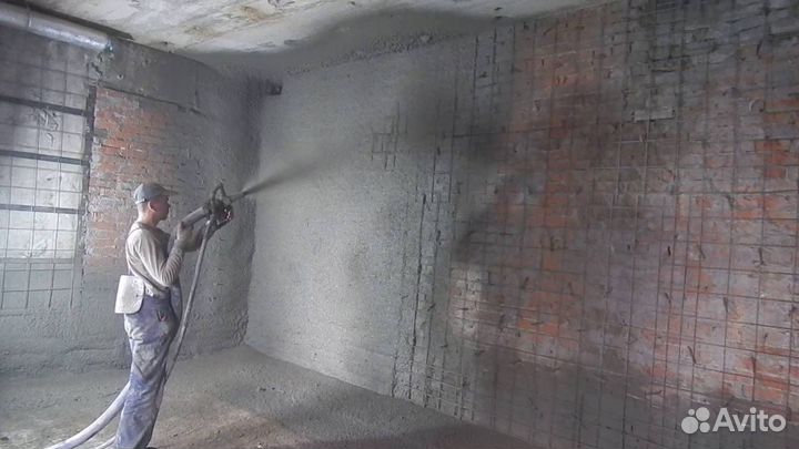 Торкретирование бетона