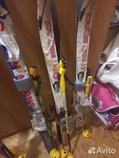 Лыжи детские 1м 110 см и 130 см новые