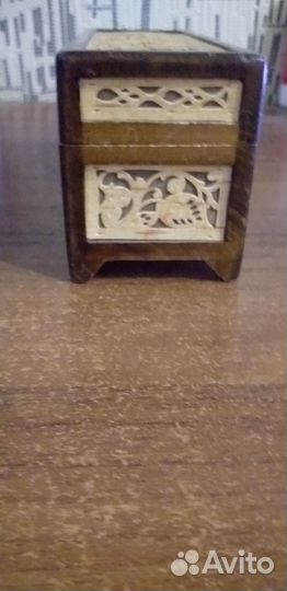 Деревянная резная шкатулка СССР 1970г.г