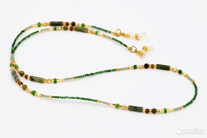 Шнурки для очков с камнями разные