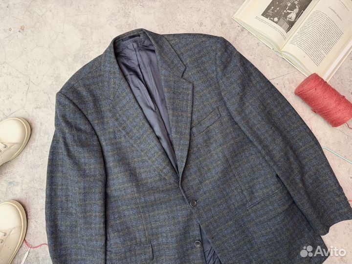 Твидовый пиджак Harris Tweed Ritter шерсть