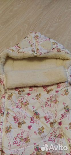 Конверт зимний на овчине