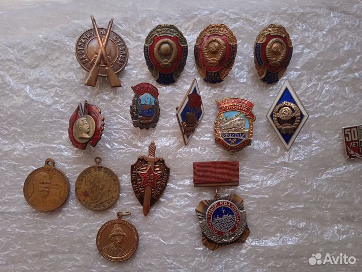 Знаки медали СССР ри оригиналы редкость