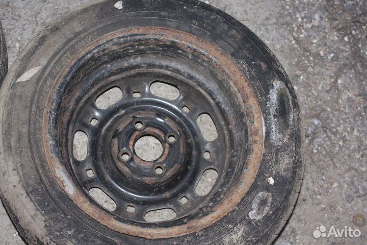 Диски штампованые R14 4x100 VW Passat B3 3шт и кол