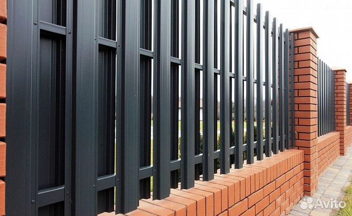 Забор металлический качественно быстро