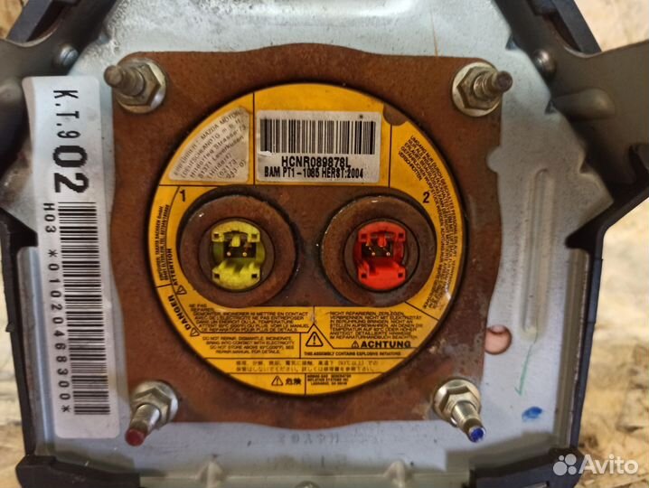 Подушка безопасности в руль Mazda 6 GG