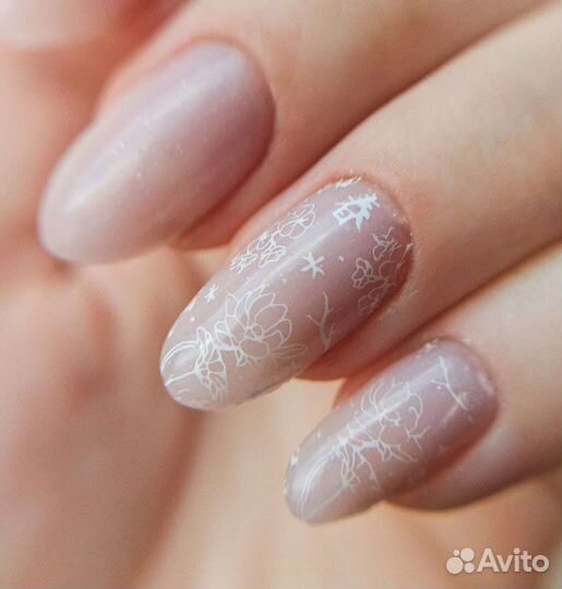 Маникюр с покрытием гель лак/гель