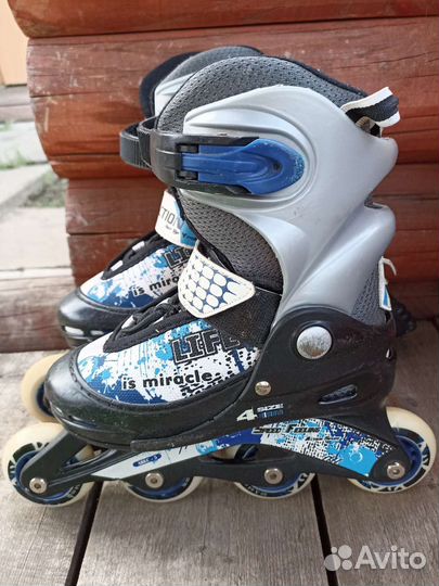 Роликовые коньки детские раздвижные