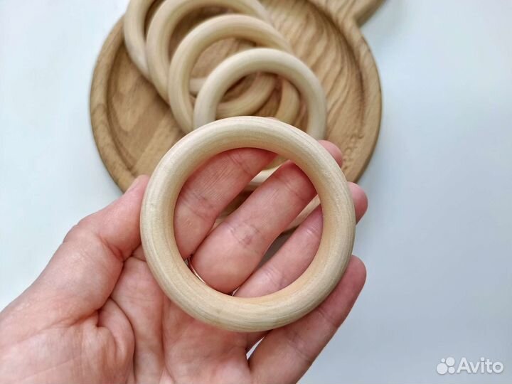 Деревянные кольца,для творчества 68мм